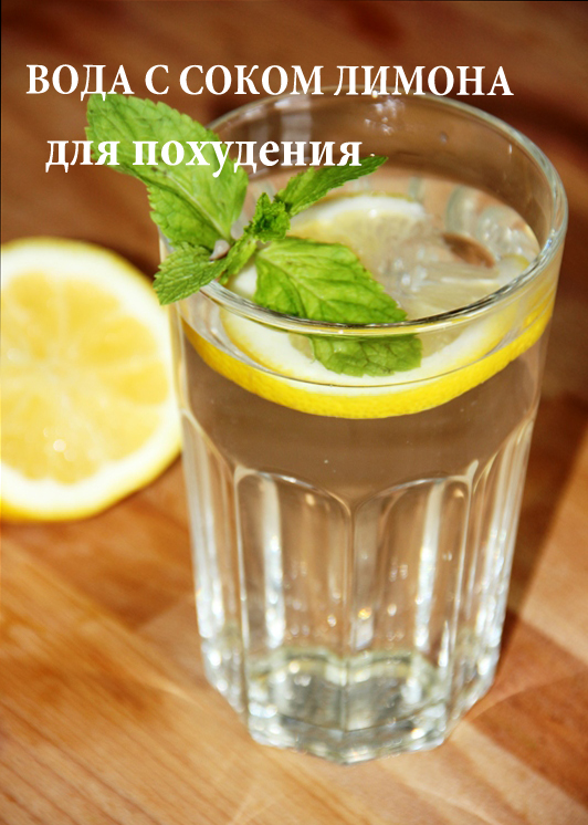 Лимонная вода 